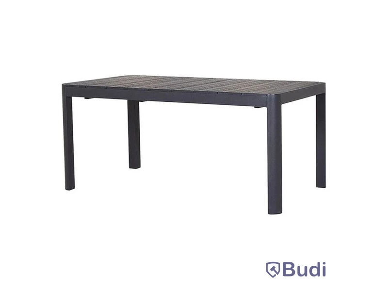 MATBORD SUNFUN UTDRAGBART STENVIK 100X240CM SVART
