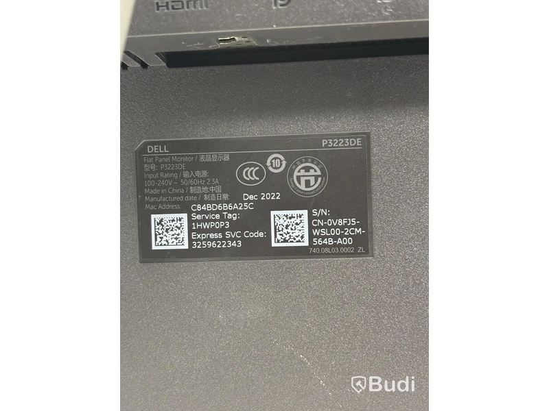 Dell P3223DE Monitor