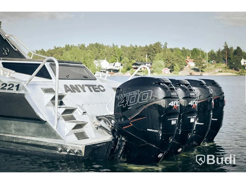 Motorboat Anytec 1221 SPD – 2016 | 4 x Mercury Racing 400 hp | 1600 hp