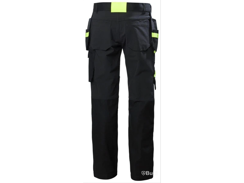 (NEW) WAIST TROUSERS HH 77405-999 OXFORD, BLACK/GREY HF, SIZE C58