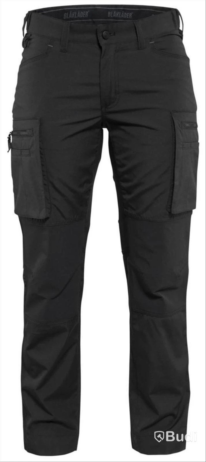 (NEW) WOMEN'S WAIST TROUSERS BLK 7159-1845, BLACK, SIZE C48