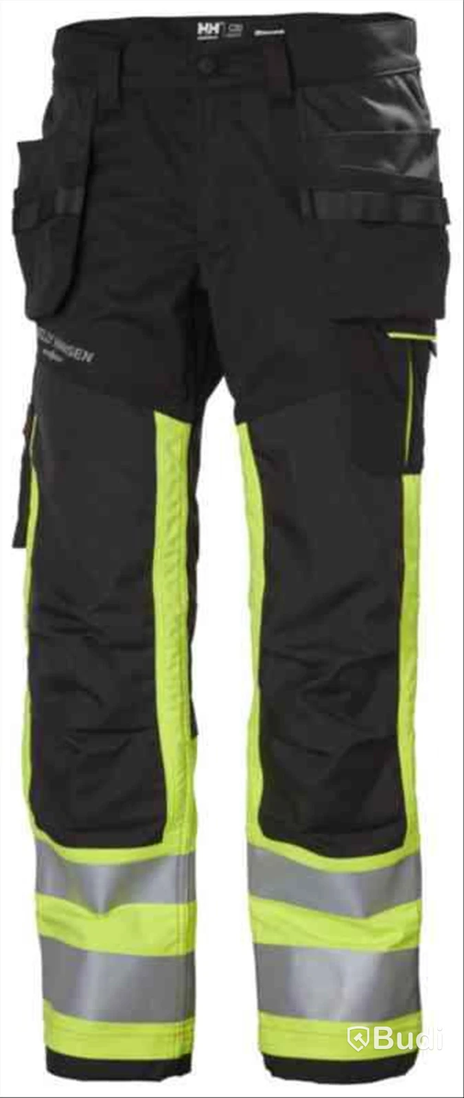 (NEW) WORK TROUSERS HH 77422-369 YELLOW, HI-VIS CLASS 1 ALNA 2.0 SIZE C62