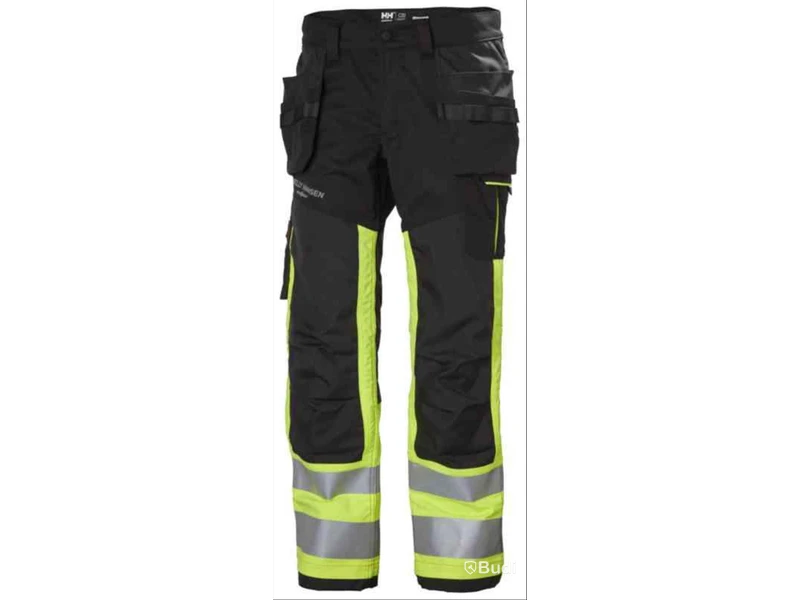 (NEW) WORK TROUSERS HH 77422-369 YELLOW, HI-VIS CLASS 1 ALNA 2.0 SIZE C62