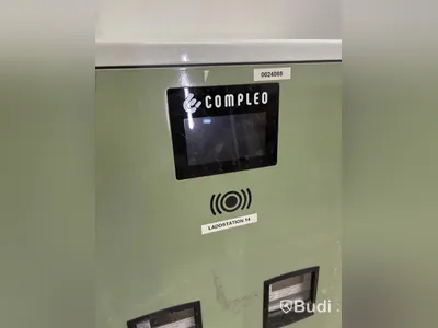 Wallbox Compleo Advanced Compact WM HC2, including distribution box with RCD and fuses.