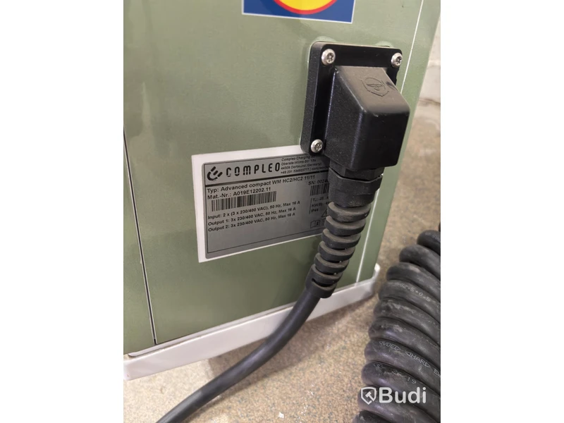 Wallbox Compleo Advanced Compact WM HC2, incl. distribution board with RCD and fuses.