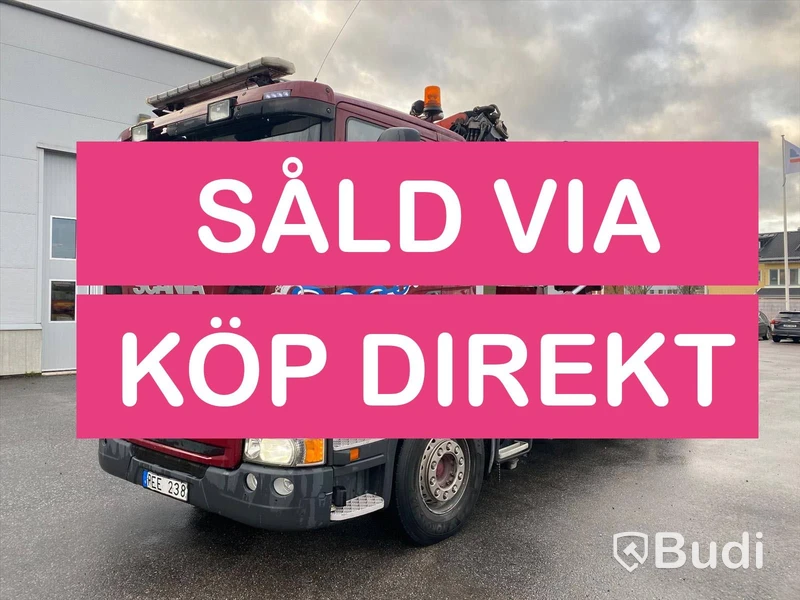 Lastbil Scania G400 6x2 Pallfinger Kran Pallfinger 27002-SHE med 20T Krok