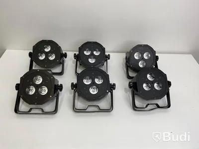 6 x American DJ MEGA QA PAR38 lampor