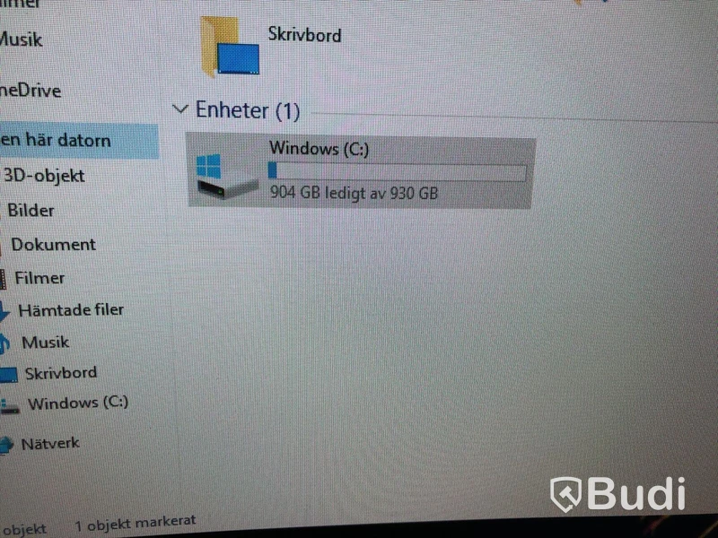 1st Dator Lenovo Ideacenter m Samsung curved skärm