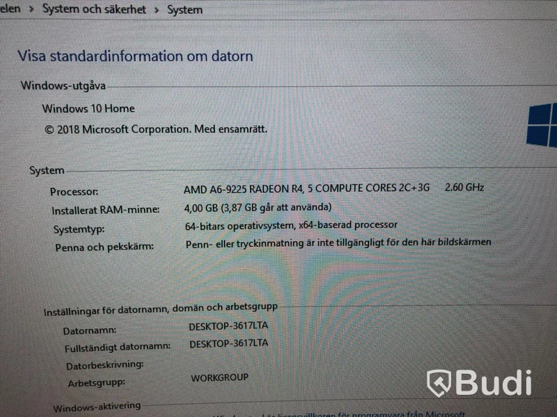 1st Dator Lenovo Ideacenter m Samsung curved skärm