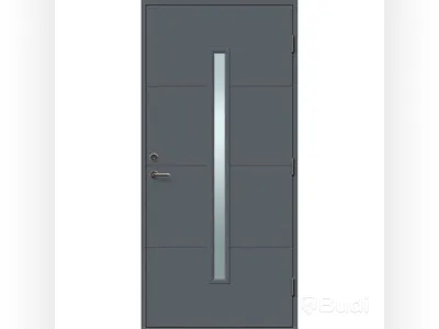 YTTERDÖRR SOLID ELEMENTS VÄXJÖ M10X21 HÖGER ANTRACIT