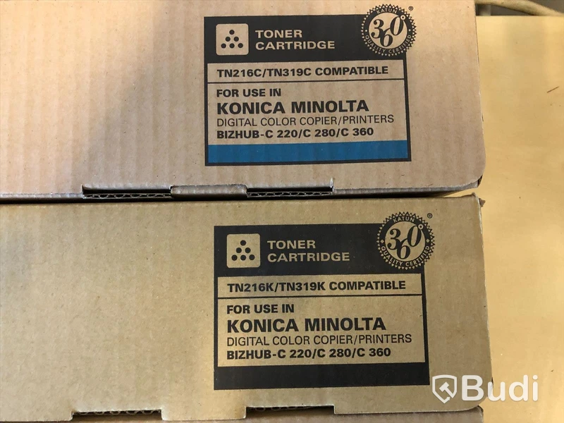 8st Toners färglaser Konica/Minolta mfl