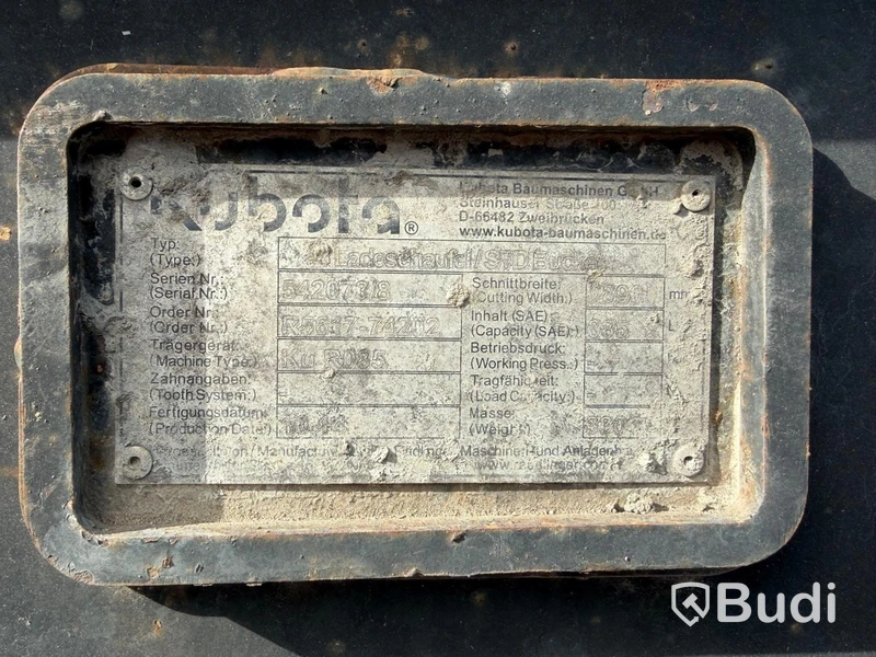 Hjullastare, Kubota R085 -2015