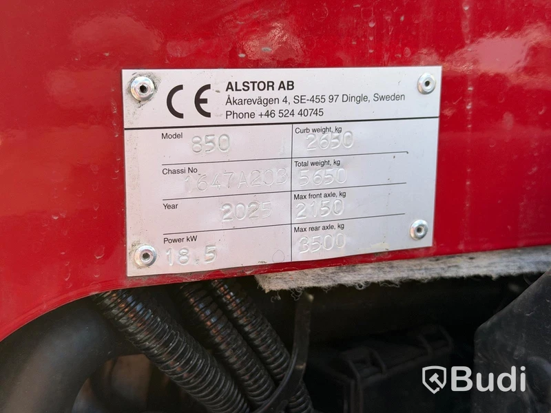 Skotare, Alstor 850, 240h -2025