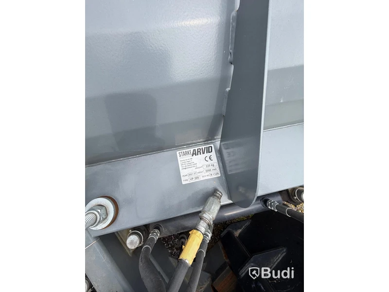 JCB 403 Wheel Loader, 2020, with accessories: Grading Bucket, Folding Snow Plow and Forks