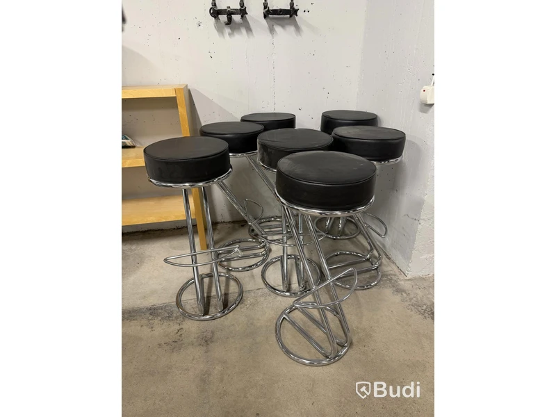 Bar stools, 6 pcs