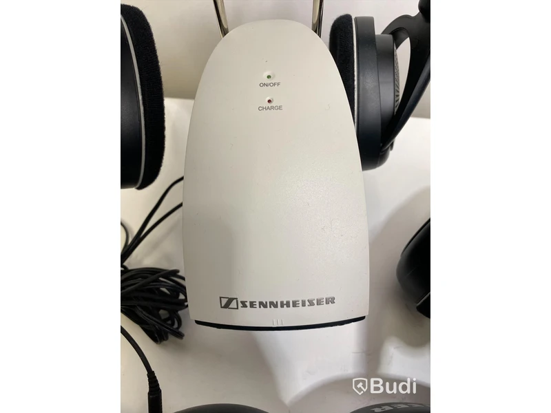 Sennheiser sändare TR120 & 17 st hörlurar HDR 120