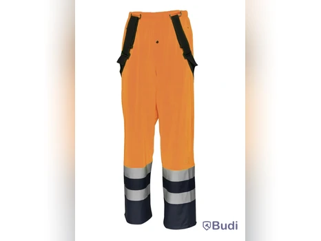 55 st. Regnbyxor Gesto, Hivis klass 2, orange, stl XS