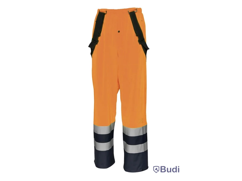 (NEW) Lot of Gesto rain trousers, Hi-Vis Class 2, orange, size S - approx. 115 pairs