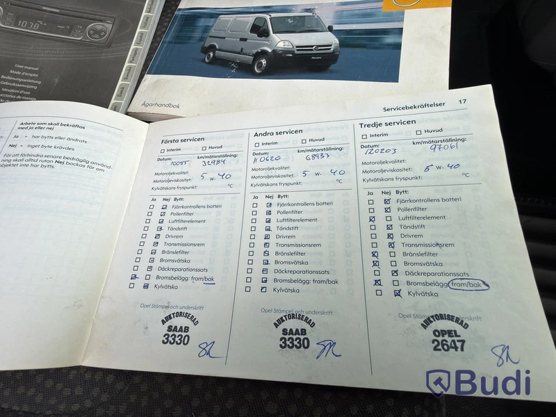 Opel Movano 2.5 CDTI volymskåp med bakgavellyft (120hk) -2008