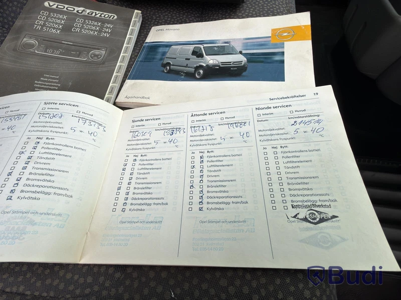 Opel Movano 2.5 CDTI volymskåp med bakgavellyft (120hk) -2008