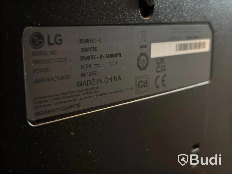 LG 35WN75C-B Monitor, 35-inch, ultrawide