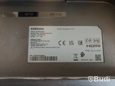 2 st. bildskärmar Samsung S32AG320NU, 32 tum, UHD