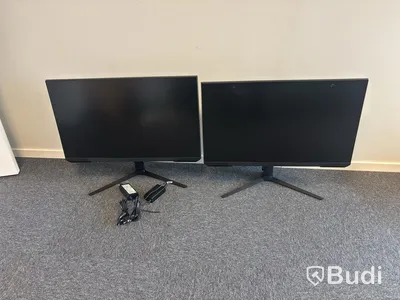 2 st. bildskärmar Samsung S32AG320NU, 32 tum, UHD