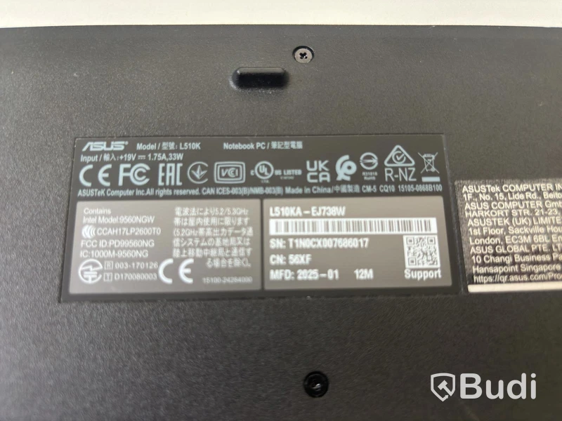 Laptop ASUS L510KA-EJ780W, Celeron N4500