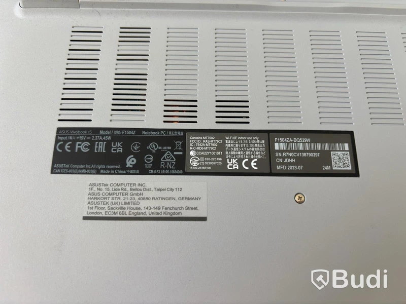 Laptop ASUS Vivobook 15, i5, 16 GB RAM