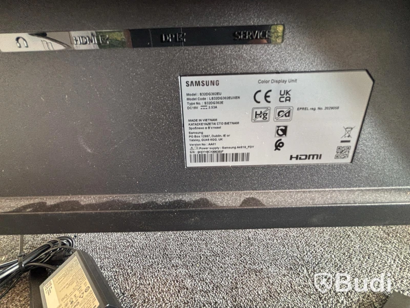 Bildskärm Samsung, S32DG302EU 32 tum