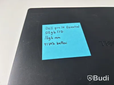 Laptop Dell Pro 14 Essential, 16 GB RAM, 512 GB SSD