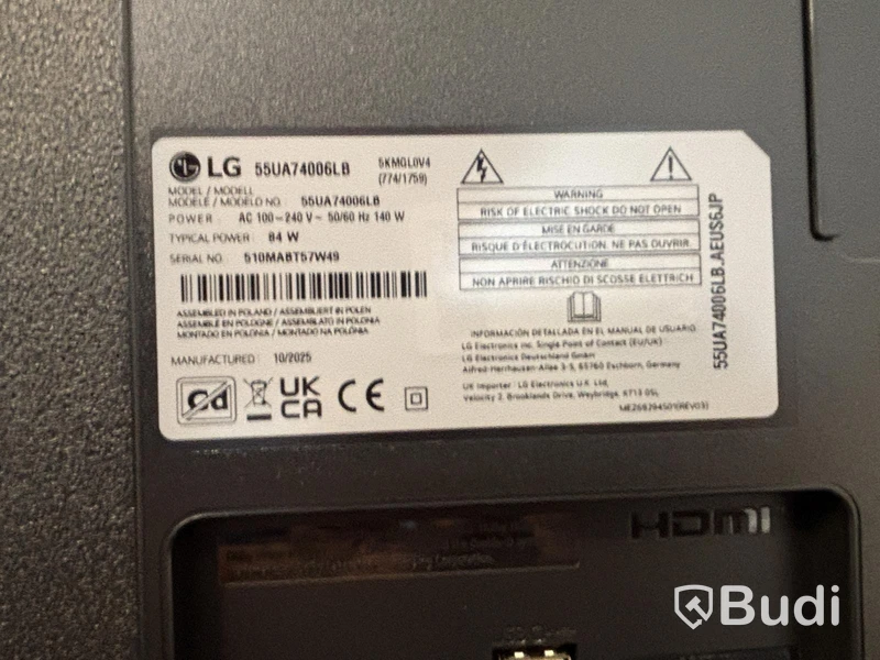 TV LG 55UA74006LB, 55 tum