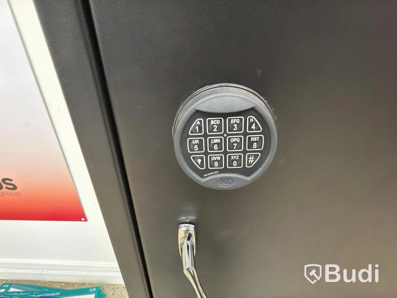 Secure cabinet with code lock
