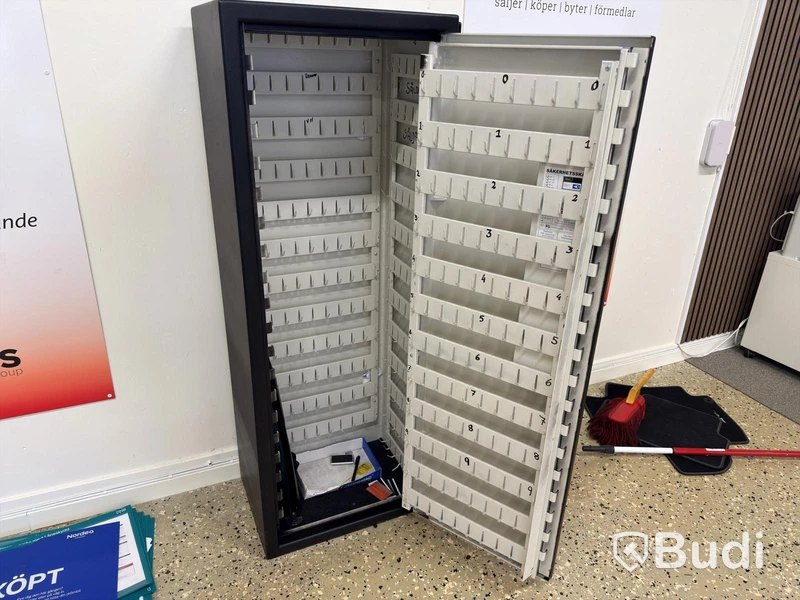 Secure cabinet with code lock