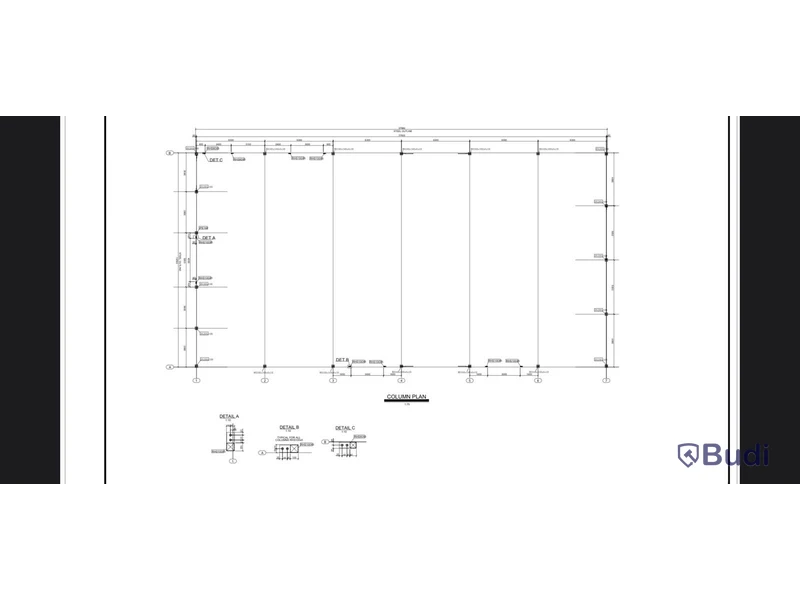 Stålhall, ca 745 m², 37,8x19,7 m