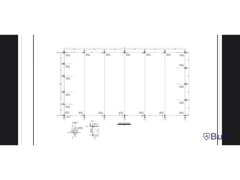 Stålhall, ca 745 m², 37,8x19,7 m