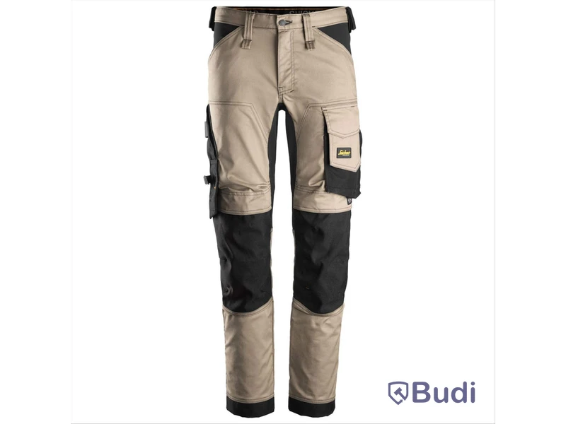 (NEW) SNICKERS 6341 ALLROUNDWORK SLIM FIT STRETCH TROUSERS KHAKI BLACK SIZE 056