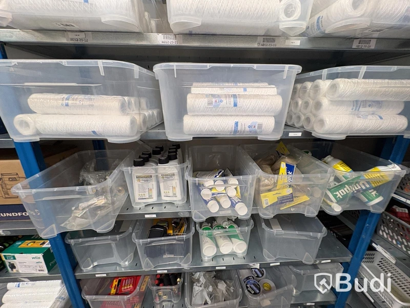 Large lot of plumbing items & standard materials