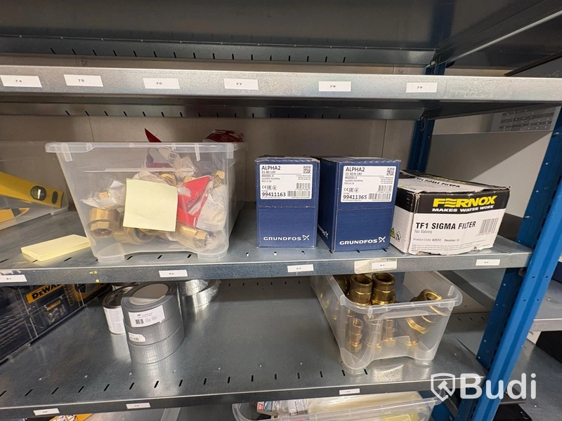 Large lot of plumbing items & standard materials