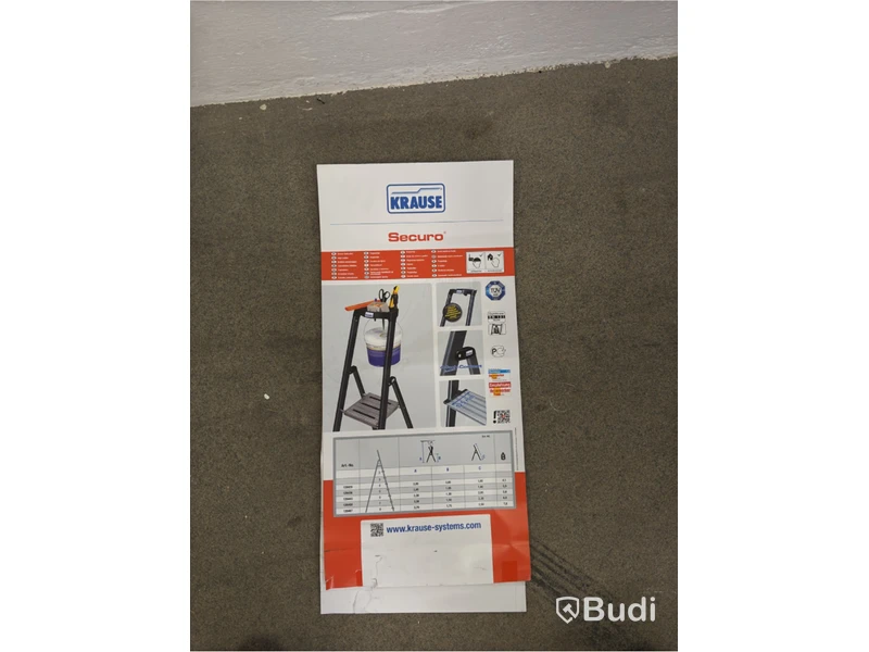(NEW) Krause Securo step ladder, 2.3 m, 7 steps