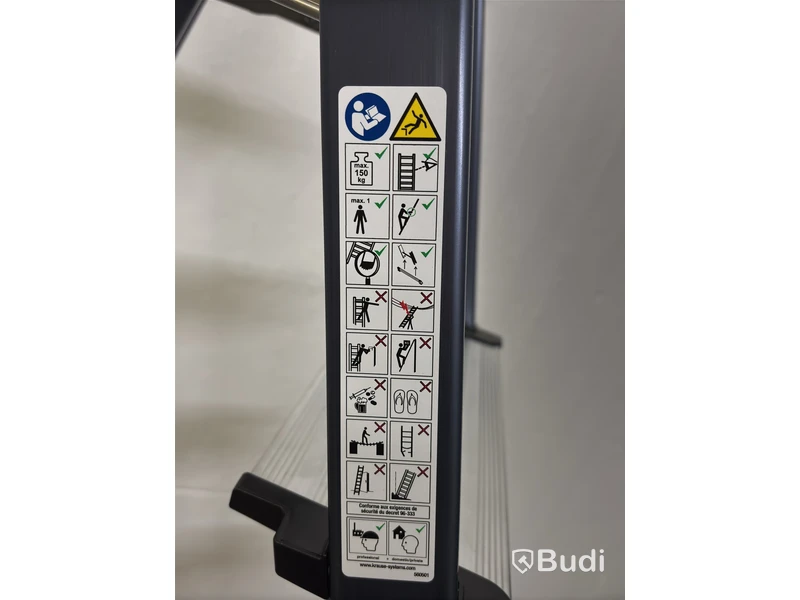 (NEW) Krause Securo step ladder, 2.3 m, 7 steps