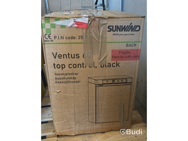 (NEW) SUNWIND VENTUS 60 GAS REFRIGERATOR 60L BLACK