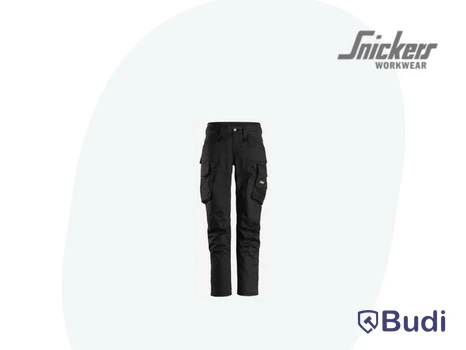 SNICKERS WORKWEAR 6703 ALLROUNDWORK ARBETSBYXA STRETCH, DAM, SVART STL. 38