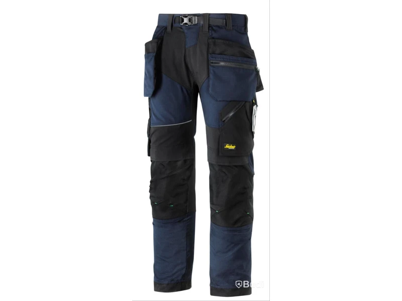 (NEW) SNICKERS 6902 WORK TROUSERS NAVY/BLACK STRETCH FW HF SIZE 104