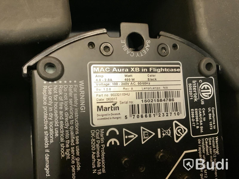 6st Martin MAC aura XB i flightcase