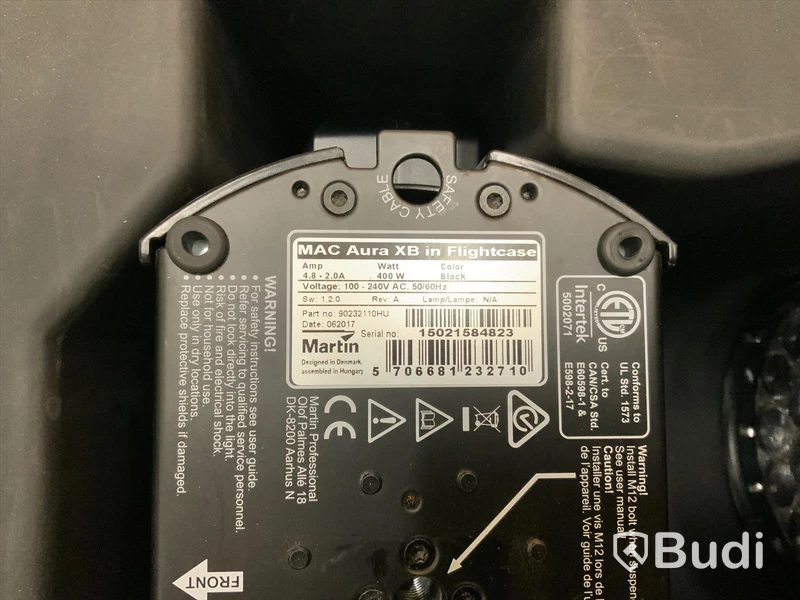6st Martin MAC aura XB i flightcase