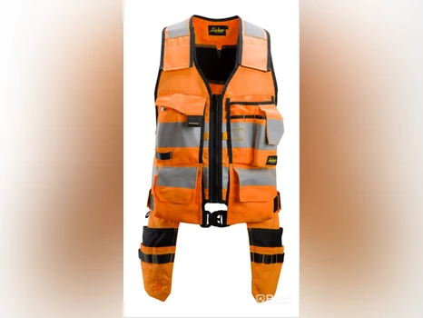 VERKTYGSVÄST SNICKERS 4230 ORA, VARSEL KL 1 ALLROUND STL. XXL