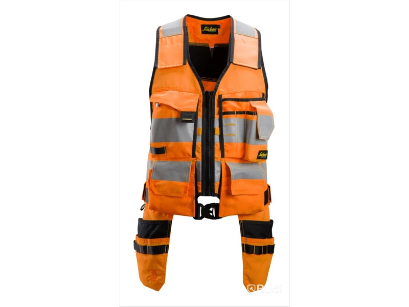 (NEW) SNICKERS 4230 TOOL VEST, ORANGE, HI-VIS CLASS 1, ALLROUND, SIZE XXL