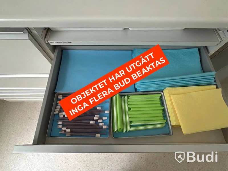 Furnishings and dental equipment, cabinet with accessories