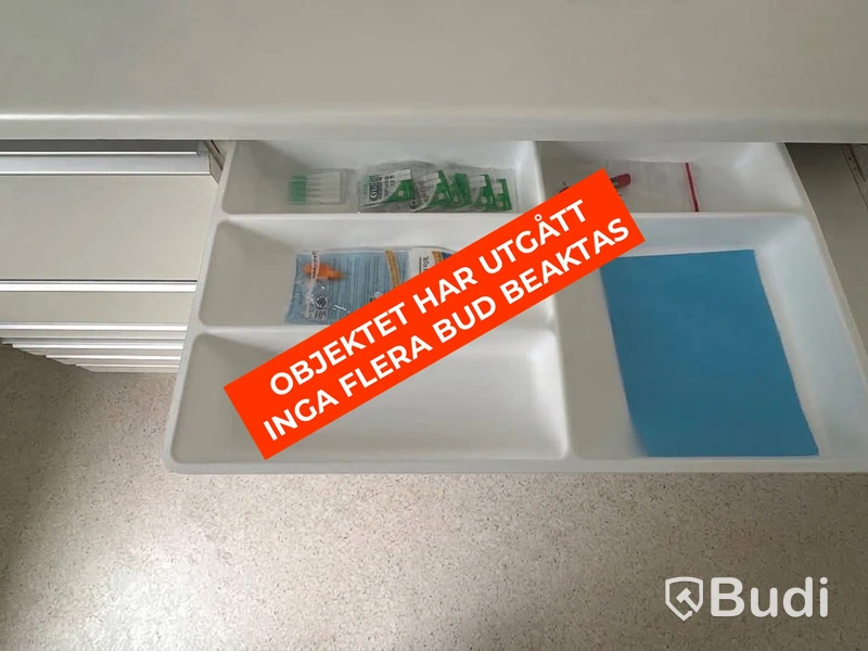 Furnishings and dental equipment, cabinet with accessories